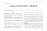Tiroidectomía ambulatoria: análisis de minimización de ... · manual tarifario SOAT 2014 16. El costo total se calculó multiplicando los precios estándar por el número de veces