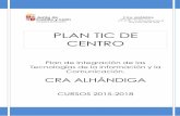 PLAN TIC DE CENTRO - CRA ALHÁNDIGAcraalhandiga.centros.educa.jcyl.es/.../PLAN_TIC_CRA... · cra alhándiga - plan tic página 2 5.3.4. estrategias organizativas coordinada para dinamizar