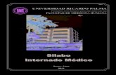Silabo Internado Médico - Universidad Ricardo Palma 1_1.pdfPágina 4 Silabo Internado Médico III.– Aspectos del Perfil Profesional que apoya a la Asignatura: En el área de desarrollo