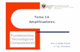 Tema 1A Amplificadores - electronica.ugr.eselectronica.ugr.es/~amroldan/.../ftc/temas/Tema_01A_Amplificadores.pdf · Respuesta en frecuencia de un amplificador -II DIAGRAMA DE BODE.