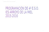 º-E.S.O.-2.015-16.docx · Web viewSegún Cabrerizo (2007), la programación se considera un documento pedagógico de primer orden en la práctica diaria del profesorado, como orientadora