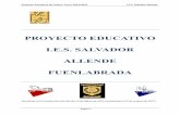 PROYECTO EDUCATIVO I.E.S. SALVADOR ALLENDE … · El IES Salvador Allende está situado en el municipio de Fuenlabrada, ... En el turno de tarde, ... distintas modalidades de ciclos