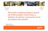 Situación epidemiológica actual de la Bronquitis ...jornadastopgan.com/wp-content/uploads/2018/03/04-AlbertoGiner.pdf · de la Bronquitis infecciosa y ... •Respetar intervalo
