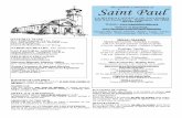 Saint Paul - stpaulchurchde.orgstpaulchurchde.org/bulletins/20150607.pdf · Saint PaulThe Catholic Community of ... James Martin, resume esta tensión de la siguiente manera: ...