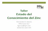 Taller Estado del Conocimiento del Zinc - IPNI - Latin …lacs.ipni.net/ipniweb/region/lacs.nsf/0...Córdoba (Alejo Ledesma, Chaján, Adelia María, Guatimozín y Rio Cuarto) y Santa