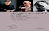 TEMPORADA EXCELENTIA 2018/19 - … · Delica Chamber Orchestra • Vivaldi: L´estro Armonico , Concierto núm. 1 en Re Mayor ... • Por una cabeza, tango (C.Gardel) • Mambo (Pérez