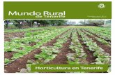 Horticultura en Tenerife - agrocabildo.org · MUNDO RURAL DE TENERIFE / 1 D ... tienen cabida en este número de la revista. De un lado, contamos con interesantes aportaciones en