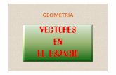 VECTORES EN EL ESPACIO - yoquieroaprobar.esyoquieroaprobar.es/_pdf/53812.pdfZ Modulo de un vector en función de sus coordenadas Sea el vector v ai bj ck =++ G Y Gv JvJG z JvJG 2 2