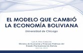 EL MODELO QUE CAMBIÓ LA ECONOMÍA BOLIVIANAmedios.economiayfinanzas.gob.bo/MH/documentos/Presentaciones... · Estado Plurinacional de Bolivia: ... Precios de commodities, política