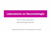 Laboratorio en Reumatología - Hospital Posadas€¢Ro- La- RNP- Sm : ENA •Anti DNA •otros Factor Reumatoideo (FR) •Son anticuerpos que reaccionan contra determinantes antigénicos