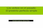 Los verbos irregulares en el pasado - Españoliando con ...espanoliandoconmonicaflorez.weebly.com/uploads/1/8/2/1/18217435/_n... · Los Verbos Regulares. Pronombres Verbos Ir Ser