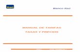 MANUAL DE TARIFAS - itau.com.uy · MANUAL DE TARIFAS TASAS Y PRECIOS . Página 1 Versión: ... 1.7 Movimientos libres de cargo realizados en cajero humano para Cuentas Corrientes