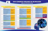 XXVI CONGRESO PERUANO DE NEUROLOGÍAspneurologia.org.pe/programa_congreso_neurologia2018.pdfDel quiste a la calcificación cerebral por cisticercosis en el modelo porcino - Dr. Javier