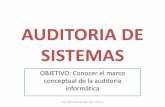 AUDITORIA DE SISTEMAS - Venture · TIPOS DE AUDITORIA •Auditoría ... –Orientada a la compra de hardware, software, comunicaciones Ing. Pablo Almeida Haro Msc. PhD (C)