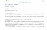 LEY DE MINERIA - Diccionario de la Gestión Públicadiccionario.administracionpublica.gob.ec/adjuntos/ley-mineria.pdf · estratégico minero, de conformidad con los principios de