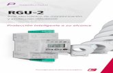 RGU-2 - circutor.escircutor.es/docs/DP_RGU2_SP.pdf · Relé electrónico de monitorización y protección diferencial El relé diferencial RGU-2 es un equipo electrónico de dos módulos