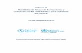 Plan Básico y Competencias del Farmacéutico · 1.3 El farmacéutico en un mundo global ... Competencias ... El presente documento ha sido redactado por la Prof. Patricia Acuña
