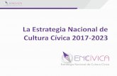 La Estrategia Nacional de Cultura Cívica 2017-2023. El 22 de septiembre de 2016: el Comité de expertos aprobó la propuesta final de ENCCÍVICA. ... •Si los trabajos escasean,