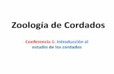 Zoología de Cordados - Benemérita Universidad Autónoma ...cmas.siu.buap.mx/portal_pprd/work/sites/biologia/resources... · •Storer, T y R. Usinger (1985): Zoología General.