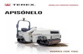 APISÓNELO - Terex Corporationelit.terex.com/assets/ucm03_037226.pdfMóntese en un rodillo compactador Terex ... signiﬁ ca que tiene un mantenimiento ... El martillo manual (TV800,