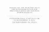 Manual de Políticas y Procedimientos de Protección de ...motelibiza.com/pdf/Manual-de-Politicas-y-Procedimientos...Manual Protección de Datos INVERSIONES GACELA DE COLOMBIA S.A.S.
