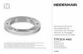 TTR ECA 4402 - heidenhain.com€¦ · TTR ECA 4402 12/2015 Instrucciones de montaje Tener en cuenta las instrucciones suministradas por separado para el montaje de la regla. Tambor