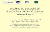 Estudios de sensibilidad: Rendimiento de MM5 a Bajas ...fj7/MM5_hires_exp_2y3.pdf£ NASA Marshall Space Flight Center, U.S.A. Introducción • La modelación regional del clima ha