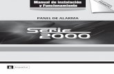 PANEL DE ALARMA - sygseguridad.com.arsygseguridad.com.ar/manuales/Manual Central S2000.pdf · una falla completa de CA o de ... 40 VA, 50/60 Hz. • Batería = 12 Volts 4AH ó 7 Ah