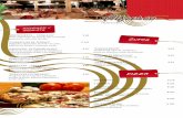 ANTIPASTI / ATA ZUPPAbuganviliasclub.com/pdf/menus/menu_trattoria.pdf · “INSALATA -CAPRESE” $ 85 Rodajas de tomate ... Classic Italian recipe. “TORTA DI PESCHE” $ 68 Warm