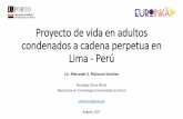 Proyecto de vida en adultos condenados a cadena perpetua …icpala.com/wp-content/bogota2017/docs/ICPALA-bogota2017... · 2017-06-19 · Proyecto de vida en adultos condenados a cadena
