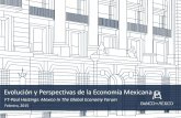 Evolución y Perspectivas de la Economía Mexicana · 2 Índice Evolución de la Inflación y Perspectivas para 2015 1 2 Entorno Económico y Financiero 3 Consideraciones Finales