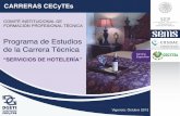 Presentación de PowerPoint - cecyte.edu.mx de Hoteleria.pdf · ÍNDICE PRESENTACIÓN 4 1 DESCRIPCIÓN GENERAL DE LA CARRERA 1.1 Estructura Curricular del Bachillerato Tecnológico