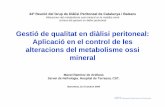 Gestió de qualitat en diàlisi peritoneal: Aplicació en ... · Implantació de tècniques d’avaluació i millora de la qualitat en el sector sanitari • Normes internacionals