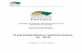 PLAN ESTRATÉGICO INSTITUCIONAL AL 2018 - … ESTRATEGICO... · Plan Estratégico Institucional del Gobierno Autónomo Descentralizado Provincial de Pastaza GOBIERNO AUTÓNOMO DESCENTRALIZADO
