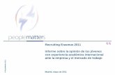 Recruiting Erasmus 2011 Informe sobre la opinión de los ...peoplematters.com/Archivos/Descargas/Informes/110530_Informe... · 1. Introducción: Objetivo y ficha técnica El estudio