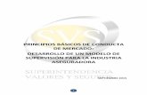 PRINCIPIOS BÁSICOS DE CONDUCTA DE MERCADO: DESARROLLO DE ... · mercado asegurador, tendientes a la protección de los derechos de los asegurados y público en general, ... la SVS