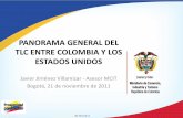 PANORAMA GENERAL DEL TLC ENTRE COLOMBIA Y LOS ESTADOS UNIDOS · TLC ENTRE COLOMBIA Y LOS ESTADOS UNIDOS ... Qué son los acuerdos de libre comercio? ... de 300 millones de consumidores
