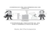 CURSO PATRONAJE INDUSTRIAL DE UNIFORMES …intranet.senati.edu.pe/Dox/.../PATRONAJE_INDUSTRIAL... · SENATI - IPACE Patronaje Industrial de Uniformes para Niñas Guía del Participante
