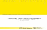 COMISIÓN DEL CODEX ALIMENTARIUS · para la Evaluación de la Exposición a Contaminantes y ... Principios sobre la participación de las organizaciones internacionales no ... aditivos