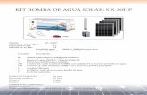 KIT BOMBA DE AGUA SOLAR: SIS-20HP - …sitecnosolar.com/wp-content/archivos/2015/08/Bomba-de-agua-solar... · Unidad bomba de agua Bombas GRUNDFOS se utilizan principalmente para
