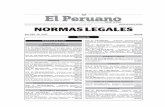 Cuadernillo de Normas Legales - mef.gob.pe · los departamentos de Piura, La Libertad y Cajamarca ... actualización del Plan Vial Departamental Participativo Ancash 2013 - 2017 497874