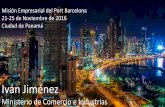 Presentación de PowerPoint - Port Barcelona · Composición de actividad logística de Panamá en el comercio mundial En Millones de Dólares ... (Bolsa de Diamantes) Exportaciones