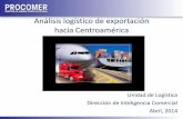 Análisis logístico de exportación hacia Centroamérica · Oferta logística para exportar hacia Centroamérica • El 96% de los consolidadores consultados ofrecen servicio hacia