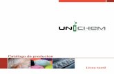 Catálogo de productos - Unichem textil.pdf · • Igualante para tinturas con colorantes directos, reactivos, tina y sulfurosos. • Formulación de tensoactivos. • Líquido café