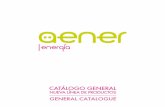 CATÁLOGO GENERAL - aener.com · SERVICIO DE ASISTENCIA TÉCNICA La adquisición de una batería de condensadores, de un SAI-UPS o de un estabilizador de voltaje AENER ENERGÍA es
