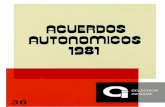 Acuerdos Auton³micos - MPR. acuerdos auton³micos 1981 acuerdos auton“micos firmados por el gobierno