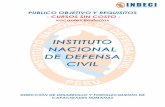 INSTITUTO NACIONAL DE DEFENSA CIVIL - … · • Plataforma de Defensa Civil, ... • Profesionales y técnicos que integran un Centro ... • Miembros activos y con capacidad operativa