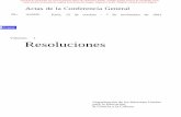 Volumen 1 Resoluciones - UNESDOC Database | …unesdoc.unesco.org/images/0009/000904/090448s.pdf · Volumen 1 Resoluciones ... Edición china: 92-3-502772-1 Edición francesa : ...