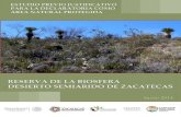 RESERVA DE LA BIOSFERA DESIERTO SEMIARIDO …€¦ · Especies nativas de México de flora y fauna silvestres-Categorías de riesgo y especificaciones para su inclusión, exclusión