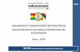LINEAMIENTOS Y ORIENTACIONES … · VICEMINISTERIO DE EDUCACIÓN REGULAR ... aspectos importantes para la educación de las niñas y los niños de Bolivia. En la segunda parte, ...